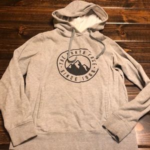 The North Face sweatshirt